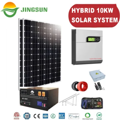 City Electricity Kit complet de système hybride Solar Powerwall pour application industrielle
