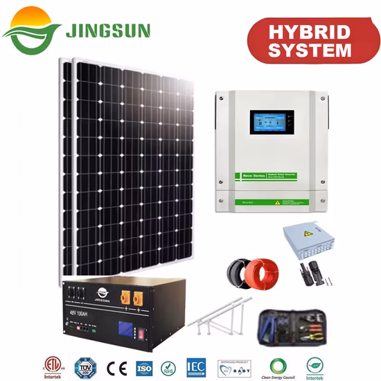City Electricity Kit complet de système hybride Solar Powerwall pour application industrielle