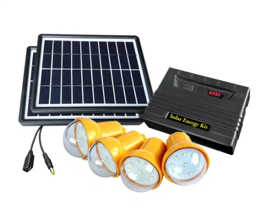 Kits de panneaux solaires 5W/10W avec 3 ampoules PC et chargeur mobile pour l'éclairage domestique