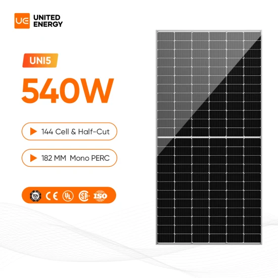 Panneau solaire bifacial double verre mono Perc 540W 545W 550W, prix des fabricants de modules PV en Chine