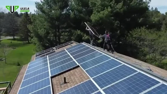 Panneau solaire Ulela 50W, fabrication de panneaux solaires polycristallins 11bb, Module poly de panneau solaire de 158mm en Chine