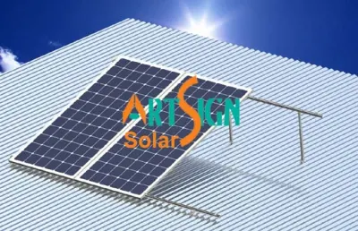 systèmes de montage de puissance de panneau solaire de toit en étain de 5kw 10kw 100kw 1000kw pour application commerciale à la maison