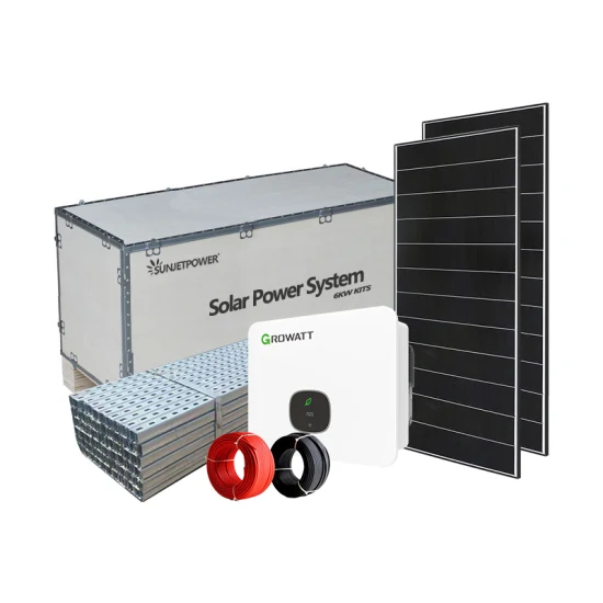 Panneau PV du système d'énergie solaire hors réseau Installation sur le toit du système d'énergie solaire